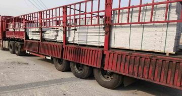 阜阳 白麻荔枝面外墙干挂，工厂装车日常