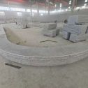 阜阳 芝麻白异形坐凳，自然面光面弧形加工
