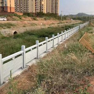 阜阳 白麻河道栏杆效果展示图