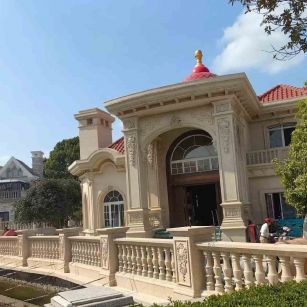 阜阳 黄金麻花岗岩欧式别墅