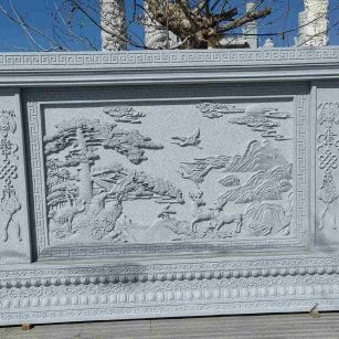 阜阳 芝麻白大型照壁，屏风，影壁