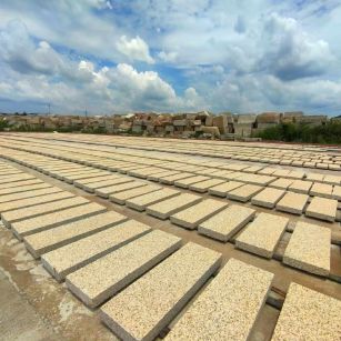 阜阳 黄金麻荔枝面花岗岩石材地铺石防护中