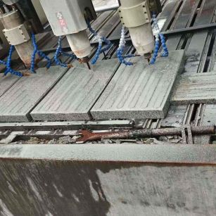 阜阳 芝麻白花岗岩荔枝面盲道雕刻