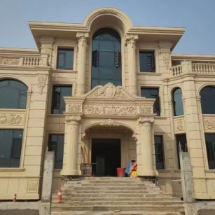 阜阳 黄金麻花岗岩别墅外墙干挂