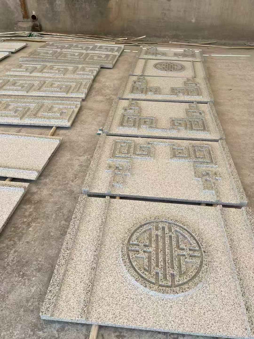 阜阳 白麻花岗岩外墙立面雕刻板