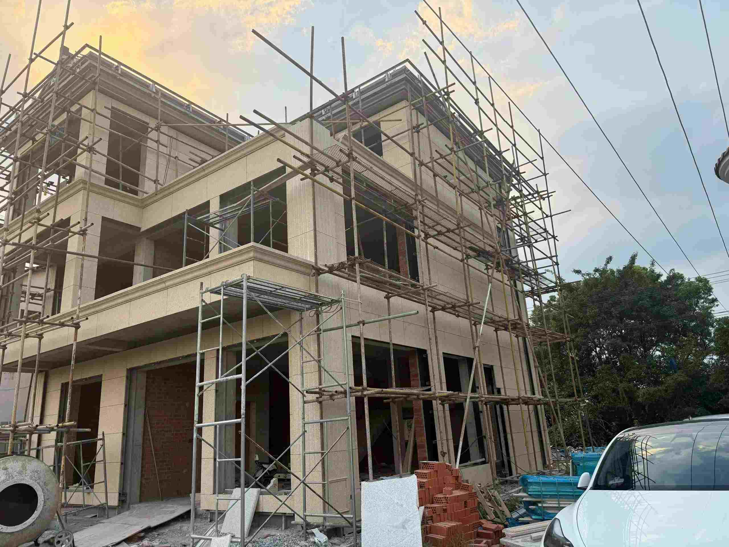 阜阳 黄金麻荔枝面花岗岩外墙干挂