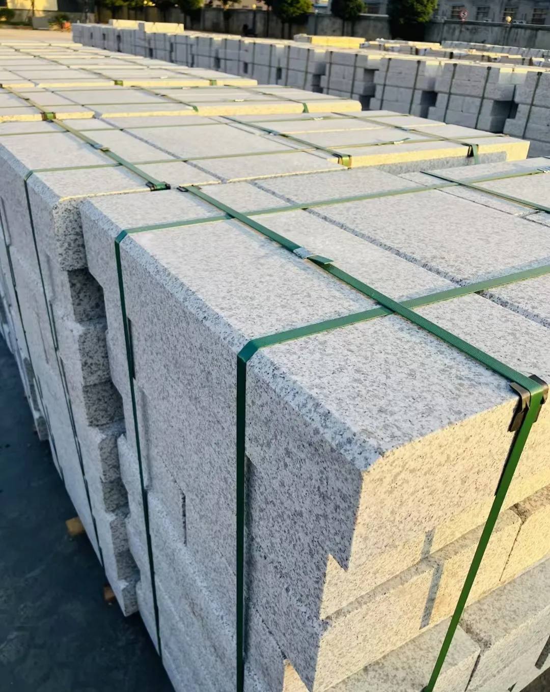 阜阳 白麻花岗岩路沿石，马路牙子，路缘石，平石，立缘石等