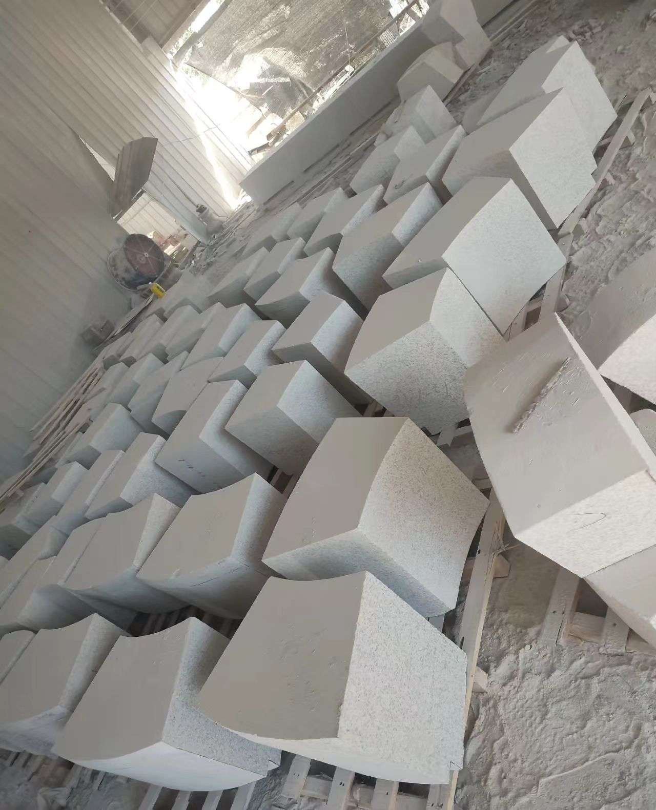 阜阳 白麻花岗岩异形坐凳