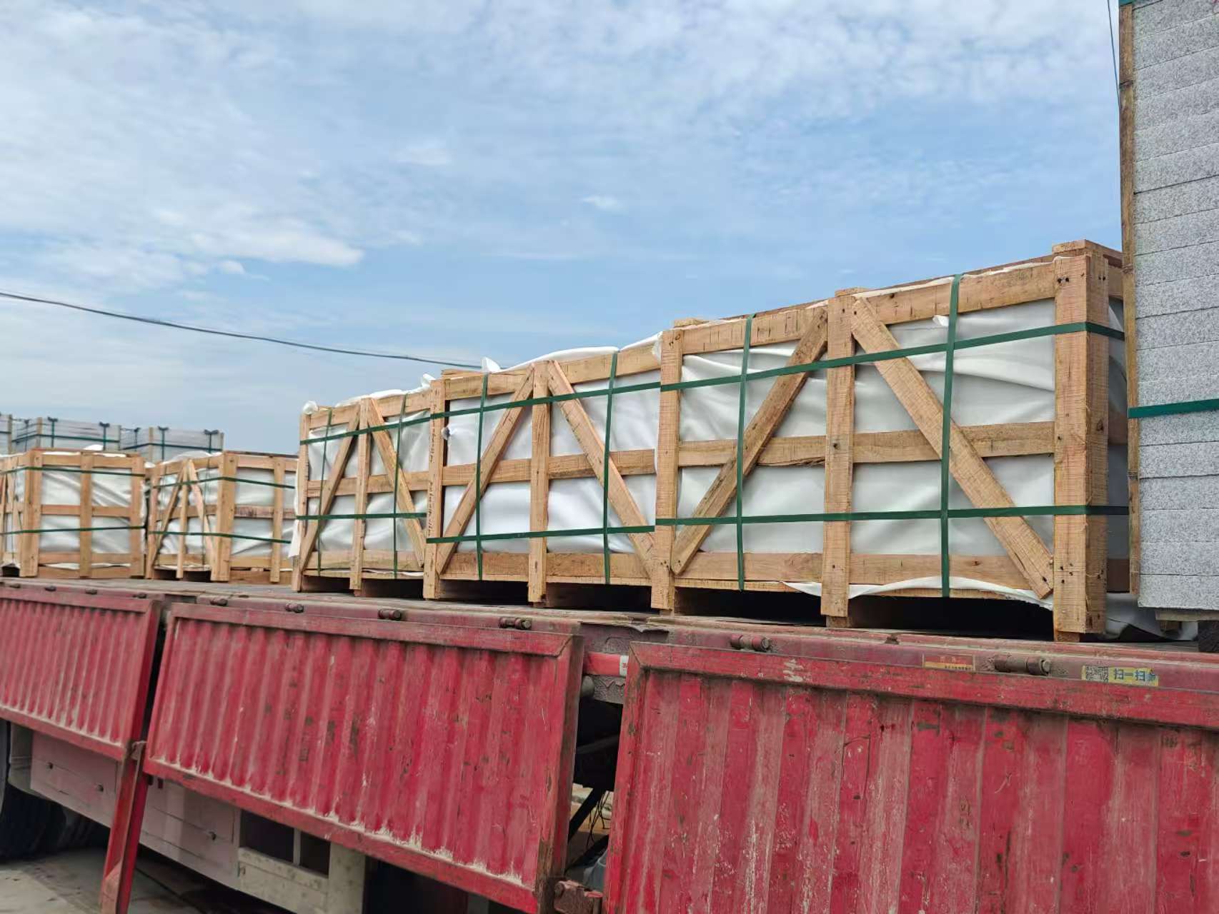 阜阳 芝麻白花岗岩地铺石出口专车-泰国游